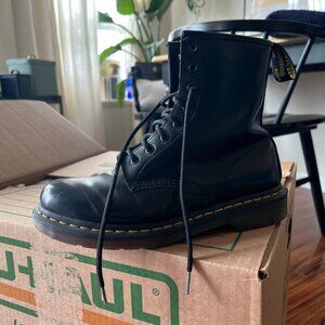 Dr. Martens 1460 Black Leather Lace-Up Boots